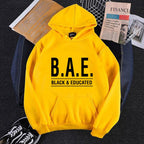 Yellow B.A.E Hoodie (KO-HD-0119)