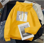 YELLOW BOOKS BEAR HOODIE 