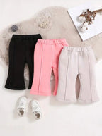 Pack of Three Multi colours Kids Fleece Trousers (TA-022)