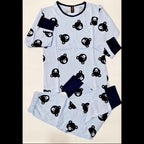 Baby or Baba Blue Bears print Night Suit for Kids (1 Pcs) (KO-KNS-234)