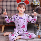 Purple I’m Lovly Barbie Print Full Sleeves Night Suit for Kids (KO-KNS-433)