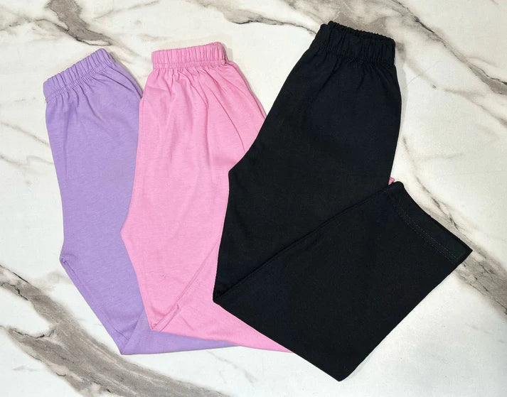 Pack Of 3 Kids Plain Trouser (KO-640)
