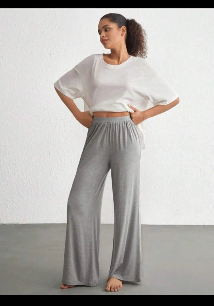 Pack Of 3 Plazzo Pajamas For Ladies (KO-642)