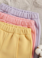 Pack of Three Multi colours Kids Fleece Trousers (TA-001)