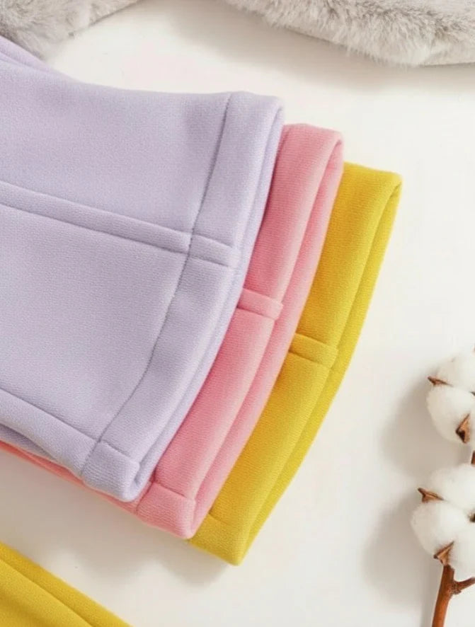 Pack of Three Multi colours Kids Fleece Trousers (TA-001)