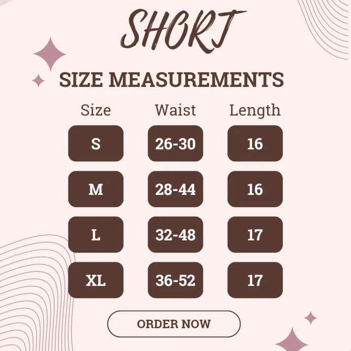 Pack Of 3 Plain Frills style Shorts For Ladies (KO-LS-0499)