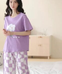 casual sleepwear lilac