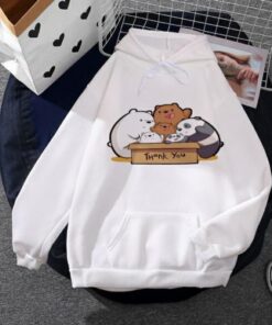 WHITE BEARS IN BOX HOODIE