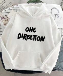 WHITE ONE DIRECTION HOODIE