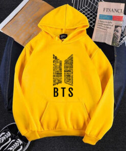 YELLOW BTS HOODIE