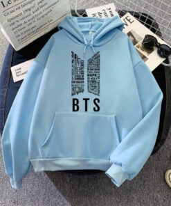SKY BLUE BTS HOODIE