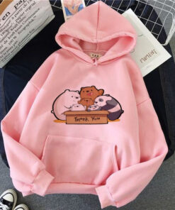 PINK BEARS WITH BOX HOODIE