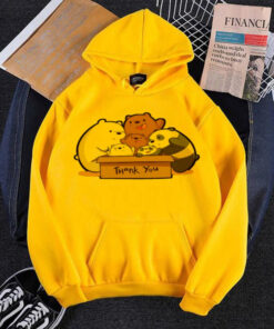 YELLOW BEARS WITH BOX HOODIE