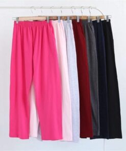 Pack of 4 High Waisted Plain Sleeping Pajamas