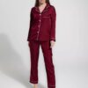 SILK NIGHT SUIT – MAROON (KO-SN-0316)