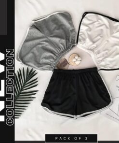 Pack of 3 Relaxing shorts for Women (KO-LS-0490)