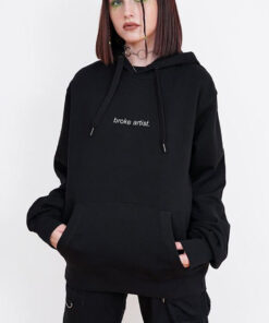 BLACK BROKE ARTIST HOODIE