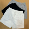 Pack Of 3 Plain Frills style Shorts For Ladies (KO-LS-0499)
