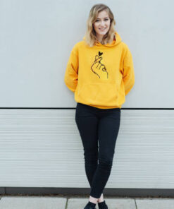 YELLOW LOVE CHARM HOODIE